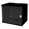 Wall-mount server rack 7U (540×400 mm) ROLINE 19in basic, black, kit