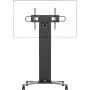 Vision - Cart - motorised - for Flat Screen - trolley - Steel - matte black - Screen Size: 119.4-228.6 cm (47-90)
