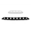 Cable holder DeLOCK trapezoid self-adhesive combo set 10 pieces black white