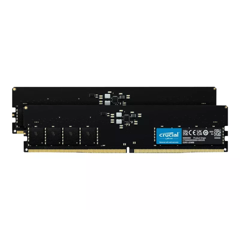 DIMM 32 GB DDR5-5600 (2x 16 GB) Dual-Kit, Arbeitsspeicher schwarz, CT2K16G56C46U5