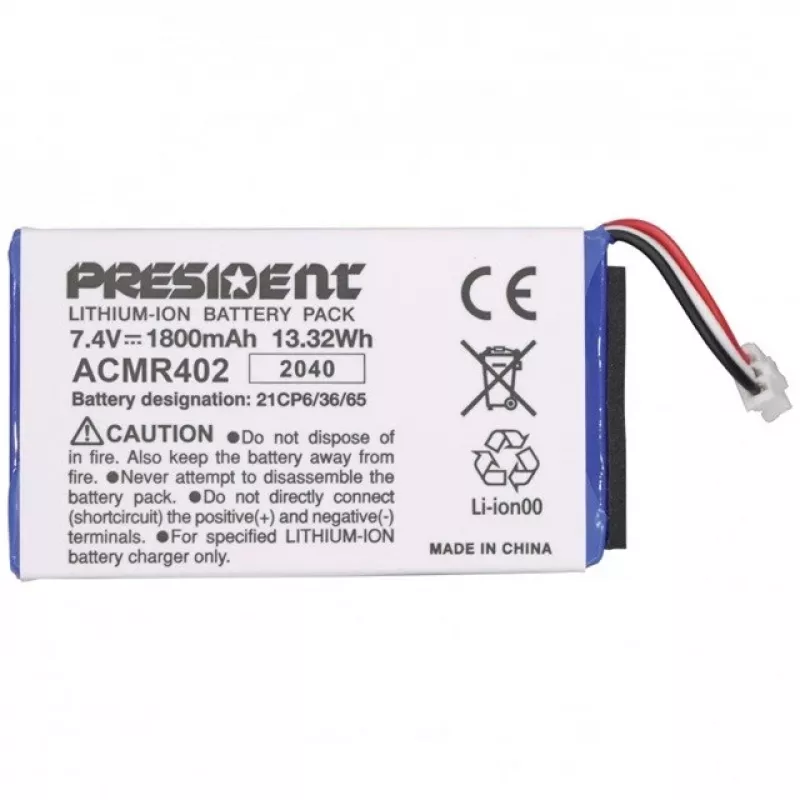 President Jerry ASC AM/FM CB Portable Radio Black