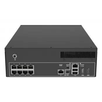 Network Video Recorder AXIS S2208 Mk II 8-channel, 4 TB HDD, SATA, 7680×4320 max, IEEE 802.3at, Black
