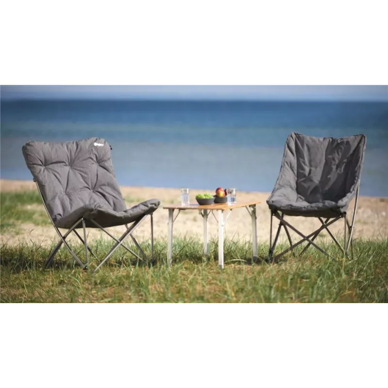 Camping chair Outwell Fremont Lake — 4-leg, capacity 120 kg, 750×590 mm, weight 4.8 kg