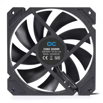 Fan Alphacool 12 cm 3000 RPM 7.83 mmH2O Dual ball bearing Black 120x120x25 mm