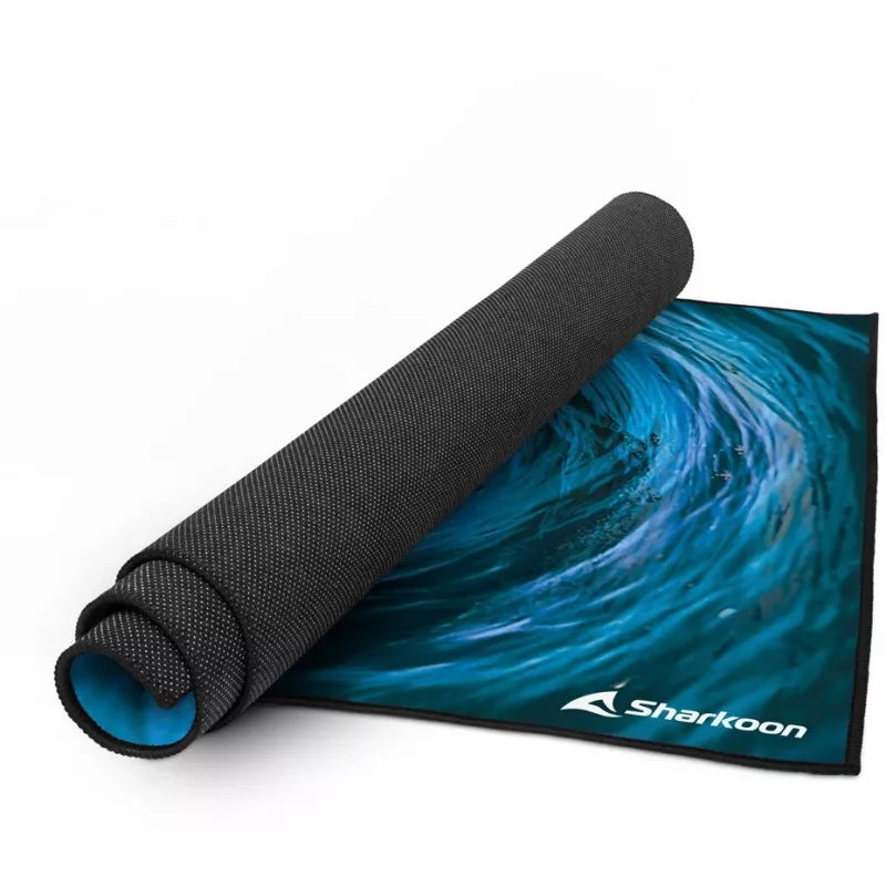 Mouse Pad Sharkoon SFM12 Black Blue White