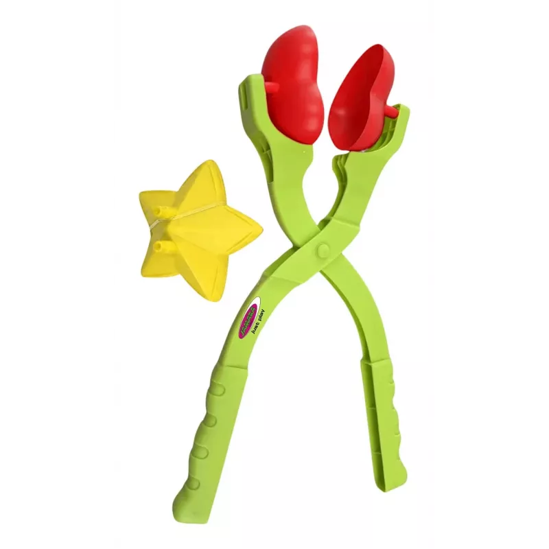 Snowball maker scoop Jamara Snow Play 2in1 — heart and star shapes, ages 3+, multicolour