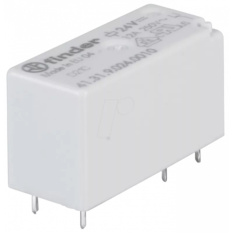 Finder PCB Power Relay 24 VDC 400 mW (41.31.9.024.0010)