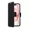 Phone case SCREENOR Clever for Apple iPhone 17 — MagSafe compatible, eco-leather with TPU frame, black