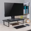 Laptop stand MACLEAN MC-933 adjustable height aluminum, freestanding, for 13 inch–32 inch, max load 20 kg, black