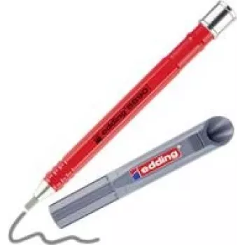 Carpenter Pencil Edding 8890 with Push Mechanism, Red, HB