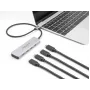 DeLOCK USB Type-C Hub 10 Gbps 4 Ports Aluminium Grey