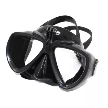 Diving mask Telesin with detachable mount for sports cameras, model GP-DIV-GS2-BK