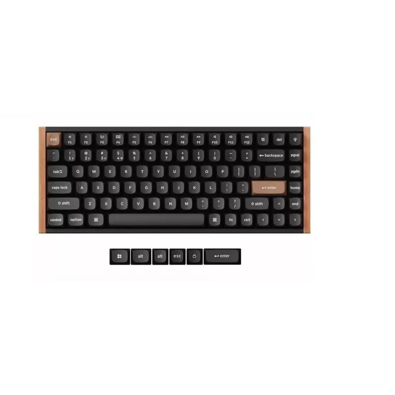 Wireless mechanical keyboard Keychron K2 Special Edition — compact 75% layout, RGB backlit, Black, model K2H-F1