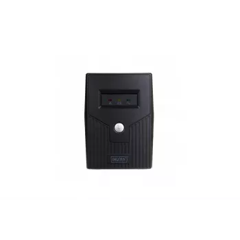 Uninterruptible Power Supply DIGITUS Line-Interactive DN-170064-B 800 VA (480 W), AVR, LCD, Tower, 2 AC outlets, Type F