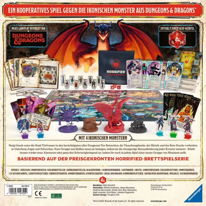 Horrified Dungeons & Dragons, Board Game