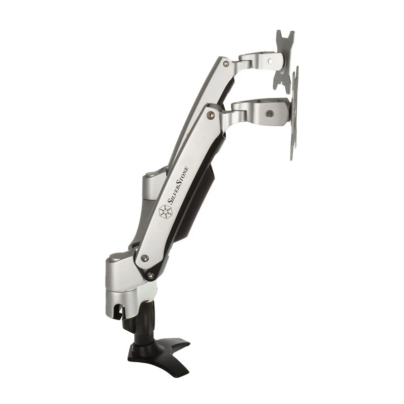SilverStone SST-ARM22SC Dual Monitor Mount - Silver