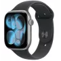 Apple Watch Series 11 GPS + Cellular 42mm Space Grey Aluminium Case with Black Sport Band - M/L