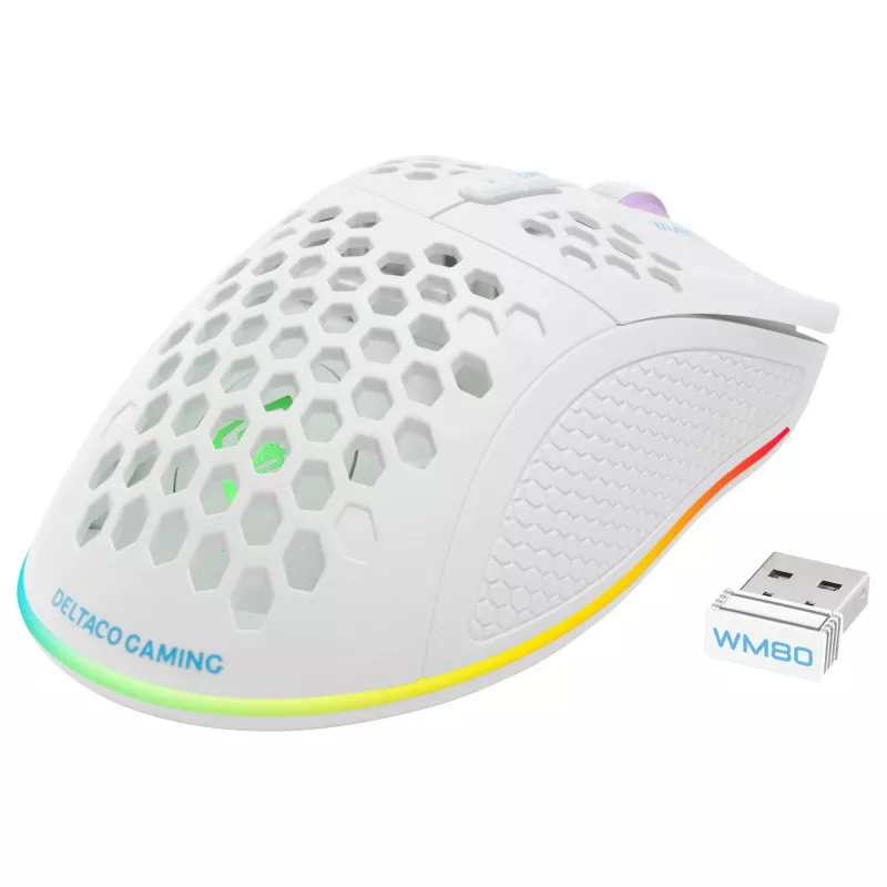 Gaming Mouse Deltaco GAM-120-W RF Wireless USB Type-C