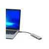 Interface hub Port Designs 900162 USB Type-C — USB Type-C output, 3840x2160@60Hz, 20V/5A input, 117×34×13 mm, silver
