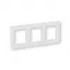 eQ-3 Homematic IP 162147A1 Glass Frame, 3-Gang, White