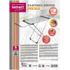 Clothes Dryer LAMART LT8102 size 18 M — 18 m drying line capacity, foldable indoor dryer