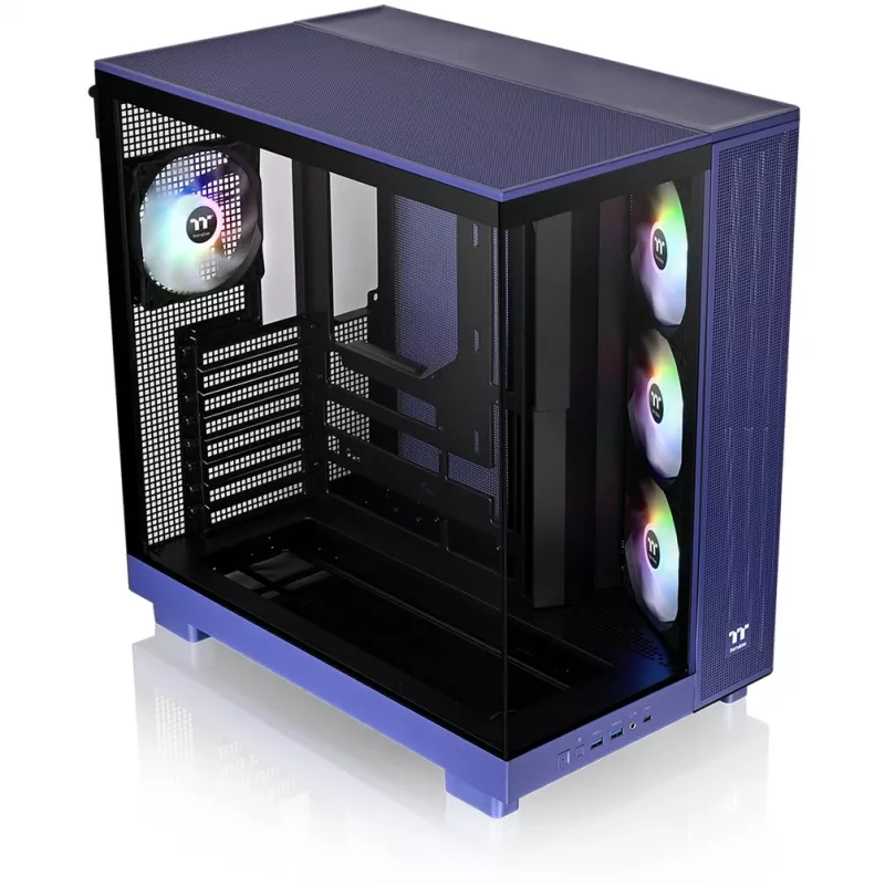 View 380 XL TG ARGB , Tower-Enclosure Violet, Tempered Glass x 2