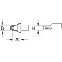 Socket set KS Tools 516.2010 Metric/Imperial 16mm 1 head