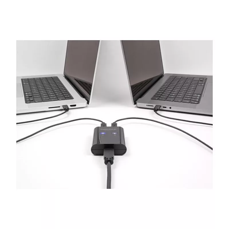 DeLOCK USB Switch 2 PC to 1 Device 5 Gbps Black