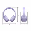Headphones MANTA HDP1001PU Rytmo Elegance Purple over-ear wired, model HDP1001PU