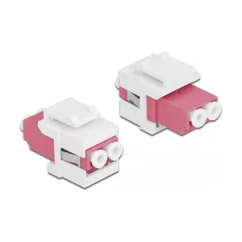 Keystone Module LC Duplex female to LC Duplex female DeLOCK 86818