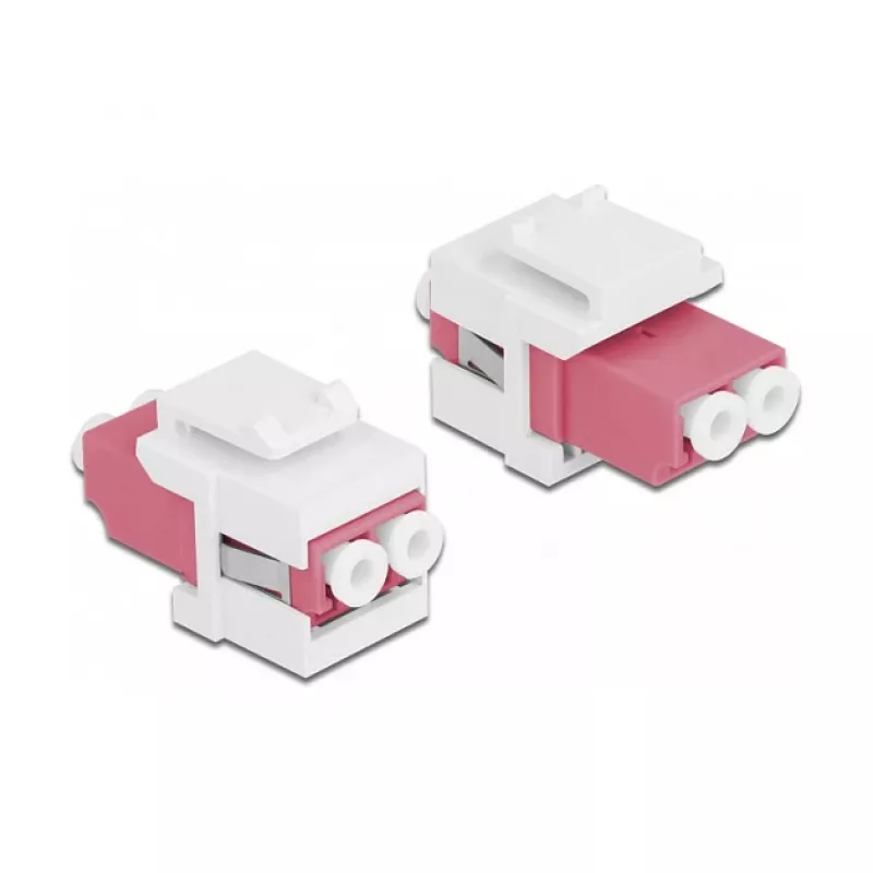 Keystone Module LC Duplex female to LC Duplex female DeLOCK 86818