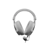 Wired headphones Genesis Toron 531 White with microphone, lightweight on-ear design