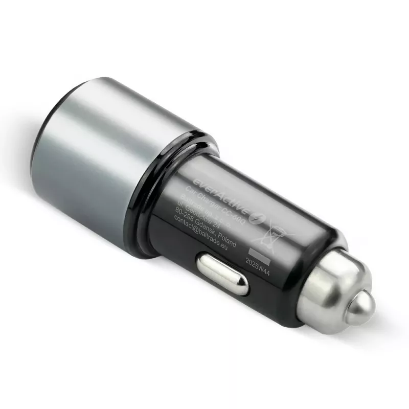 Car charger everActive CC-60Q, QC3.0, up to 83W, USB car power adapter