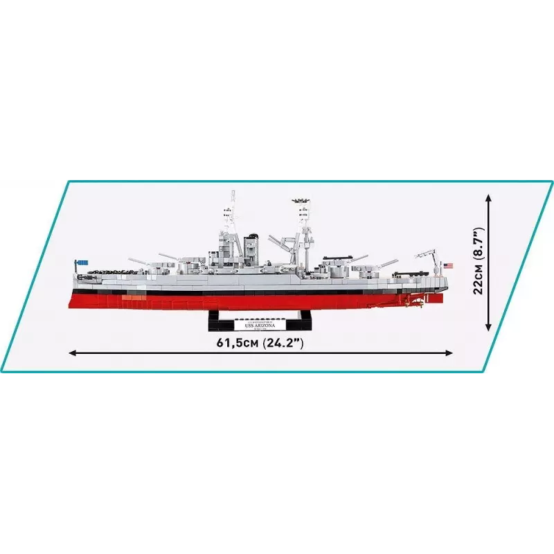 Blocks USS Arizona BB-39 2046 blocks