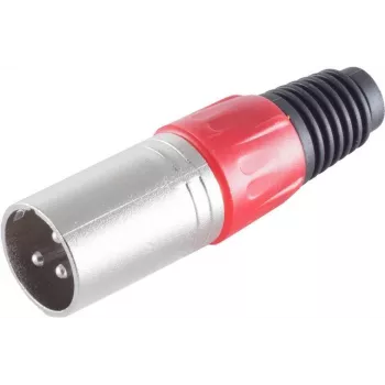 Microphone ShiverPeaks S/CONN maximum connectivity XLR connector red 55002-R