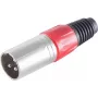 Microphone ShiverPeaks S/CONN maximum connectivity XLR connector red 55002-R