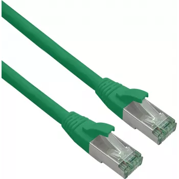 Network Cable Helos Patch-Kabel 363717 RJ-45 (M) to RJ-45 (M) Cat 6 1m Black