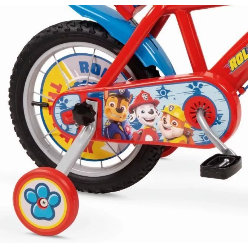 Children's Bike 14 Paw Patrol Red 1478 Boy NEW TOIMSA