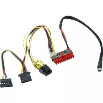 Inter-Tech 88882193 - ATX (20-pin) - SATA 15-pin + Molex (4-pin) - straight - straight - Multicolour - 35 mm (88882193)