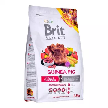 Complete guinea pig food Brit Complete pellet 1.5 kg — balanced diet with 12% protein, 16% crude fiber, vitamins