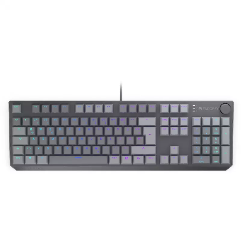 Thock V2, Gaming Keyboard Grey, DE-Layout, ENDORFY Red