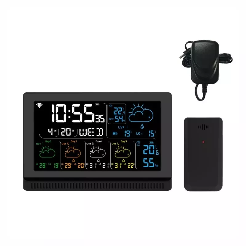 Smart Speaker MANTA MTO200B Windy Black — Bluetooth and Wi‑Fi wireless audio, voice assistant support