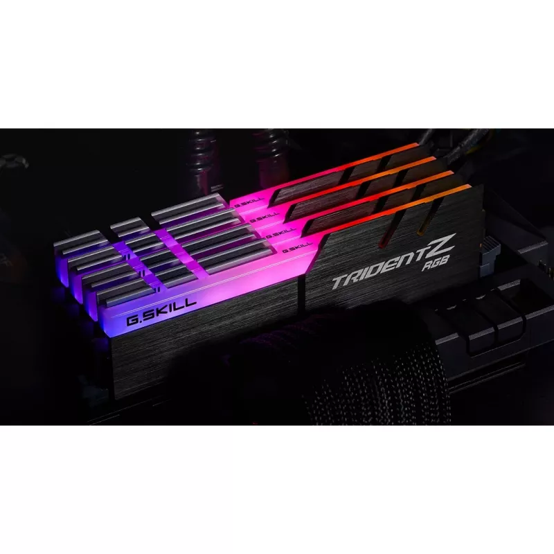 DIMM 32 GB DDR4-3600 (4x 8 GB) Quad-Kit, Memory black, F4-3600C16Q-32GTZRC, Trident Z RGB, INTEL XMP