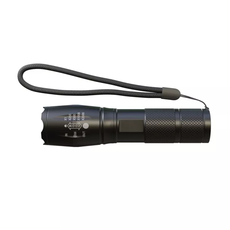 Extralink EFL-1008 Freya LED Flashlight, Battery Operated, 10W, 200lm