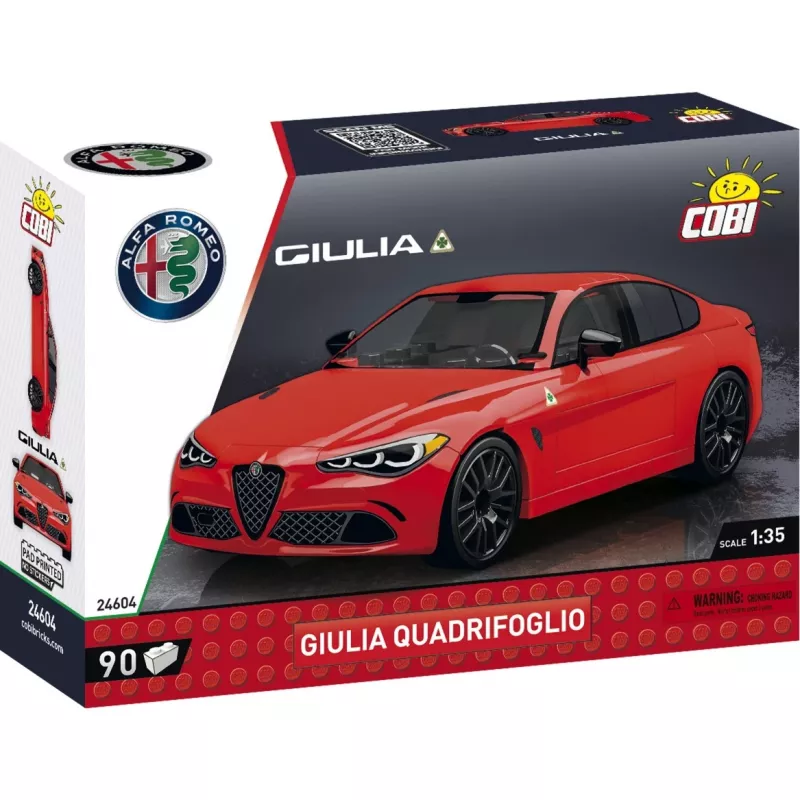 Building set COBI Giulia Quadrifoglio 90 pieces for ages 6 and up