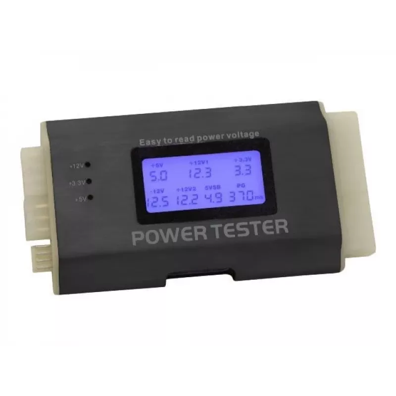 Battery Tester DeLOCK 18159 Black/White
