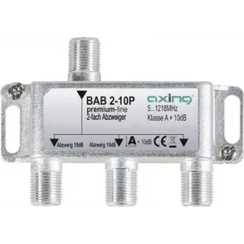BAB 2-10P - SAT-tap splitter 2-way 10 dB (BAB 2-10P)