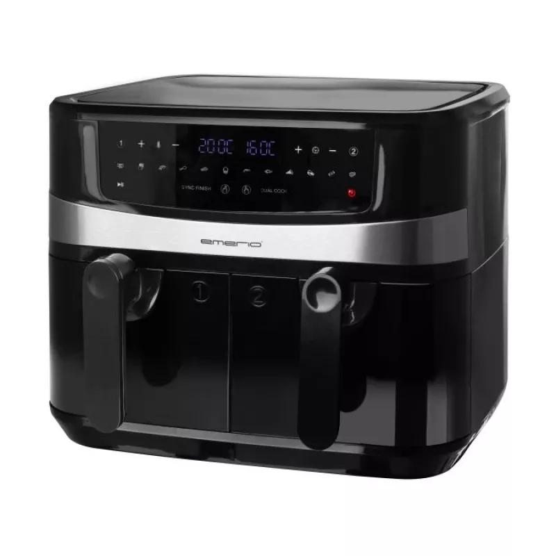Hot air fryer Emerio AF-126672.4 9 L Double 2400 W Black