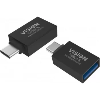 Cable gender changer USB C USB 3.0 A Vision TC-USBC3A/BL