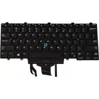 Wired USB Backlit Keyboard Dell Latitude D19TR — Dell D19TR, USB connection, backlit keys